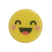 Attractive smiling face 3d dome epoxy fridge magnet